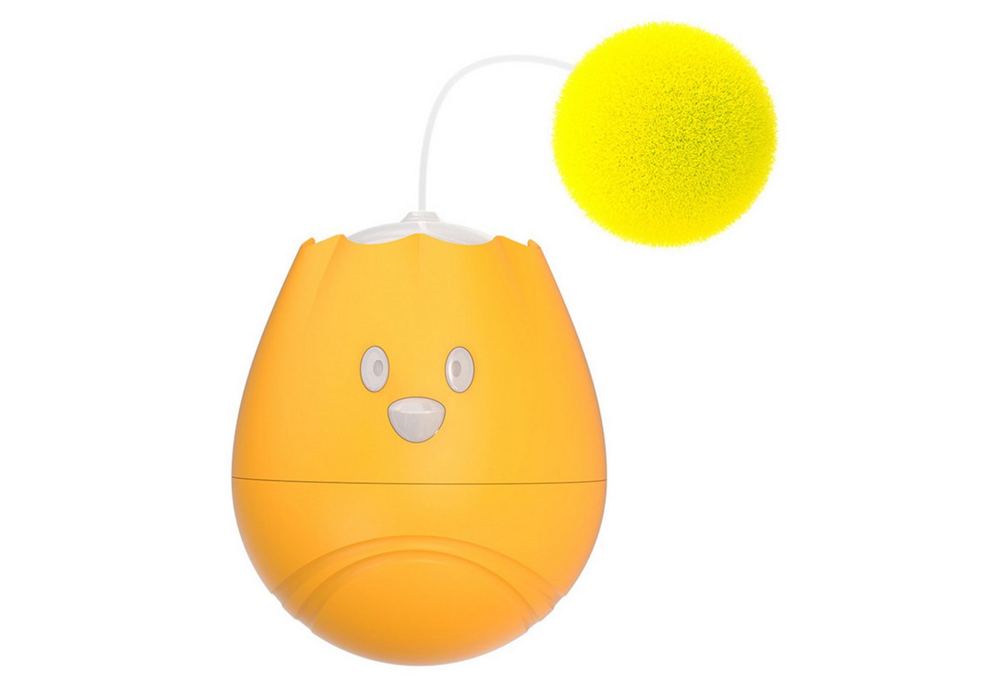 MAGICSHE Tier-Intelligenzspielzeug Interaktives katzenspielzeug Elektrischer Tumbler Spielzeug für Katze, mit LED-Licht,360° Selbstdrehender Ball von MAGICSHE