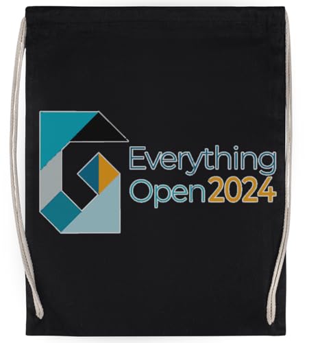 Everything Open 2024 Unisex-Sporttasche, Schwarzer Turnbeutel von MAGITONE