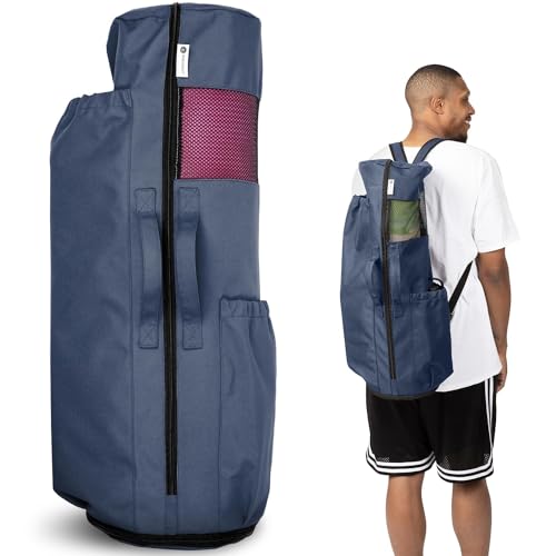 MAGNILAY Große erweiterbare Yogatasche für Matte und Blöcke, Yogamatten-Tasche für Damen und Herren, Yoga-Taschen und Tragetaschen, passend für alle Ihre Sachen für das Training, mit Taschen und MAGNILAY Große erweiterbare Yogatasche für Matte und Blöcke, Yogamatten-Tasche für Damen und Herren, Yoga-Taschen und Tragetaschen, passend für alle Ihre Sachen für das Training, mit Taschen und von MAGNILAY