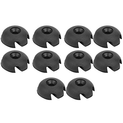 MAGT Deck Line Guide, 10 Stück Kajak Deckleinenführung Runde Deck Rigging Guide Kunststoff Kanus Linienführung Marine Zubehör Schwarz MAGT Deck Line Guide, 10 Stück Kajak Deckleinenführung Runde Deck Rigging Guide Kunststoff Kanus Linienführung Marine Zubehör Schwarz von MAGT