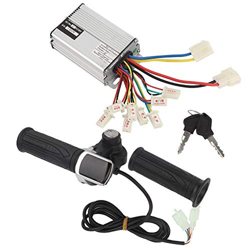 MAGT Elektrofahrrad Bürstenmotor Controller, 48V 1000W Motor Controller und Gasgriff mit Schlüssel für E-Bike Elektroroller Elektrisches Dreirad MAGT Elektrofahrrad Bürstenmotor Controller, 48V 1000W Motor Controller und Gasgriff mit Schlüssel für E-Bike Elektroroller Elektrisches Dreirad von MAGT