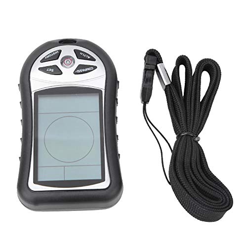 MAGT Höhenmesser, 8 in 1 Handhöhenmesser Thermometer Elektronische Navigation GPS Kompass Barometer Elektronischer Höhenmesser für Klettern Reisen von MAGT