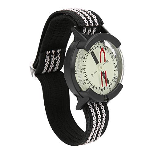 MAGT Kompass Uhr, Wasserdichtes Leuchtend Tauchen Kompass Verstellbares Zifferblatt Uhrenkompass Armband Kompass für Camping Tauchen Wandern MAGT Kompass Uhr, Wasserdichtes Leuchtend Tauchen Kompass Verstellbares Zifferblatt Uhrenkompass Armband Kompass für Camping Tauchen Wandern von MAGT