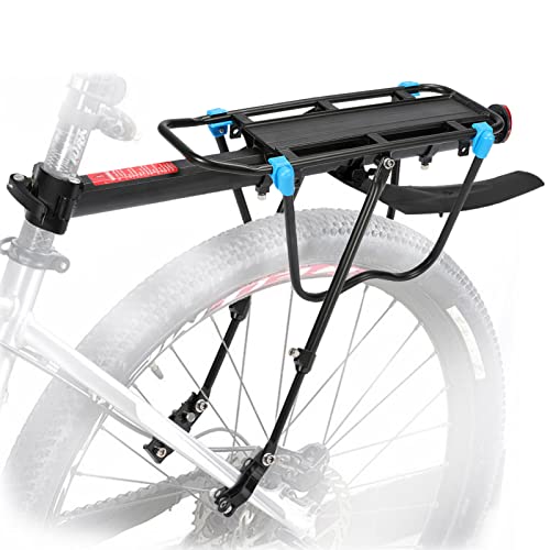 MAIKEHIGH Fahrrad Gepäckträger Mountainbike Hinten Zuladung 50KG, Einstellbar Fahrradgepäckträger MTB Sattelstütze Schnellspanner mit Schutzbleche und Reflektor für Radfahren Ladung Gepäck MAIKEHIGH Fahrrad Gepäckträger Mountainbike Hinten Zuladung 50KG, Einstellbar Fahrradgepäckträger MTB Sattelstütze Schnellspanner mit Schutzbleche und Reflektor für Radfahren Ladung Gepäck von MAIKEHIGH