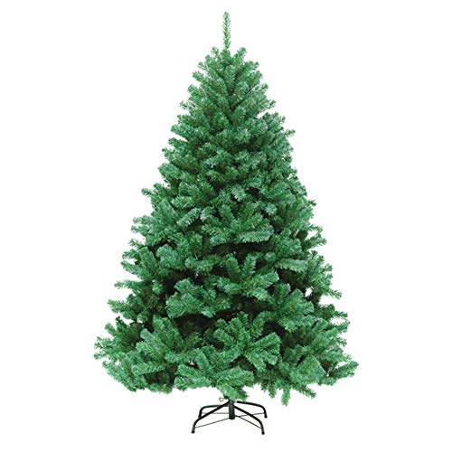 Einfach zu montierender, faltbarer Weihnachtsbaum aus PVC mit Metallständer, künstlicher Weihnachtsbaum mit 800 Zweigspitzen, für Weihnachtsdekorationen im Innen- und Außenbereich. Atmosphere von MAKAFDGAS