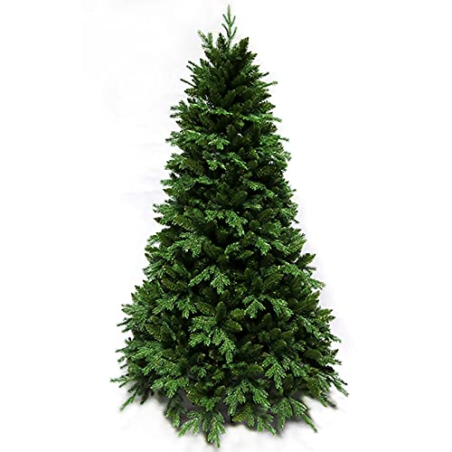 Hochwertiger künstlicher Weihnachtsbaum, 1,80 m, mit Metallständer, stabiler Weihnachtsbaum, umweltfreundlich, einfach zu verstauen, perfekt für drinnen und draußen, Grün, 180 cm (6 Fuß) Atmosphere von MAKAFDGAS
