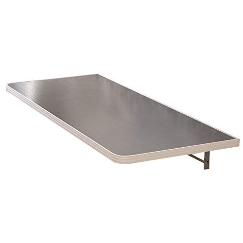 Klapptisch Stanzfreier Wandbehangtisch Klappbarer Schneidetisch 304 Edelstahl Wandbehang Esstisch Küchenwand-Operationstisch Esstisch 50*30, 60*30, 60*40, 70*30, 70*40, 8 Atmosphere von MAKAFDGAS