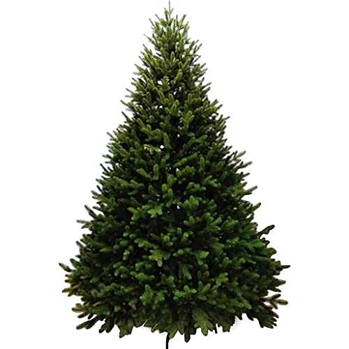 Künstlicher Deluxe-Weihnachtsbaum aus grüner buschiger Kiefer, 330–1710 Zweige, Spitzen mit Metallständer, Weihnachtsdekoration für zu Hause, PVC (Farbe: Grün, Größe: 210 cm (82,6 Zoll)) Atmosphere von MAKAFDGAS
