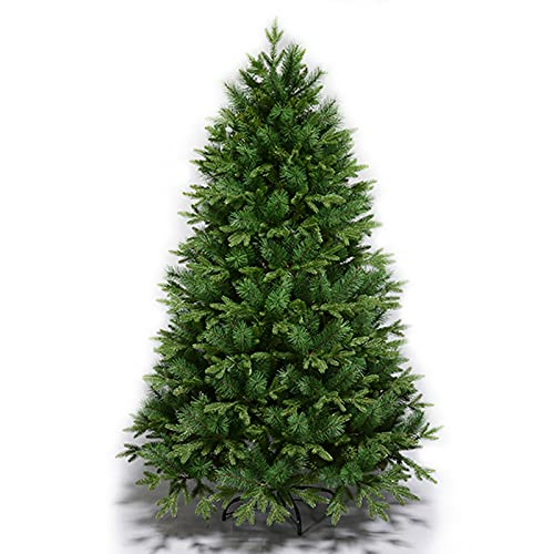 Künstlicher Weihnachtsbaum der Spitzenklasse, umweltfreundlicher, dicker Weihnachtsbaum mit Tannennadeln, stabile Weihnachtsdekoration, perfekt für drinnen und draußen, Grün, 120 cm Atmosphere von MAKAFDGAS