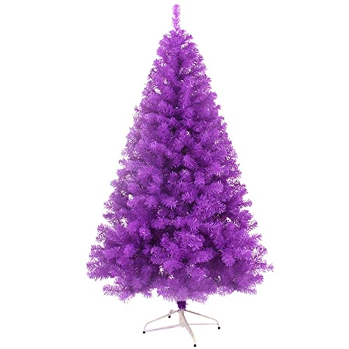 Lila Weihnachtsbaum, künstlicher Weihnachtsbaum, Dekoration für die Küche, für den Innenbereich, künstliche Weihnachtsbäume für den Außenbereich | Aufklappbarer, stehender künstlicher Weihnachtsbaum von MAKAFDGAS