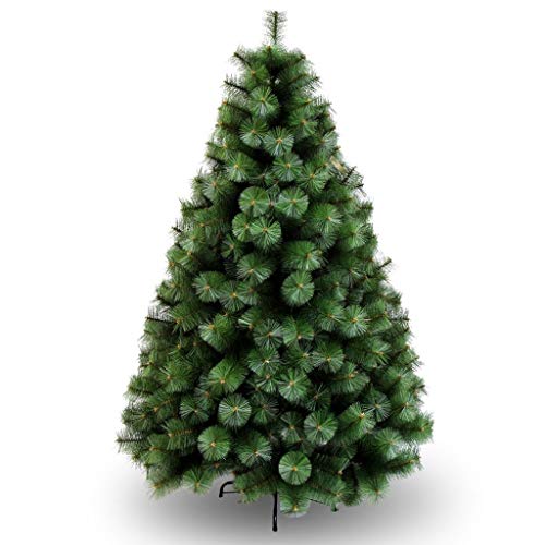 MAKAFDGAS Bäume, grüne Tannennadeln, automatisch, künstlich, Weihnachten, mit Metallhalterung, Schaufensterdekoration (Farbe: Grün, Größe: 180 cm (70,8 Zoll)) Atmosphere von MAKAFDGAS