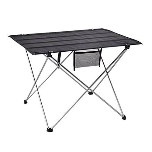 MAKAFDGAS Klappbarer Outdoor-Campingtisch, tragbar, Ultraleicht, Aluminium, für Camping, Angeln, Picknick, Klapptisch Atmosphere von MAKAFDGAS