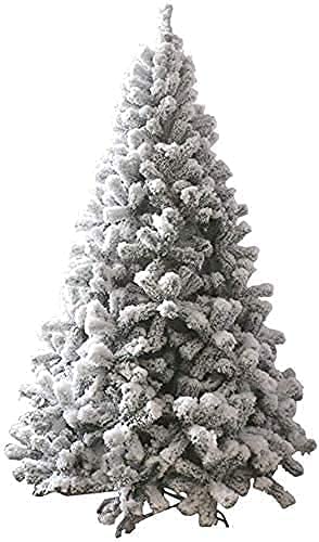 MAKAFDGAS Künstlicher Weihnachtsbaum, beflockter Schnee-Weihnachtsbaum, umweltfreundlicher Premium-Weihnachtskiefer-Weihnachtsbaum (Weihnachtsbaum) Atmosphere von MAKAFDGAS