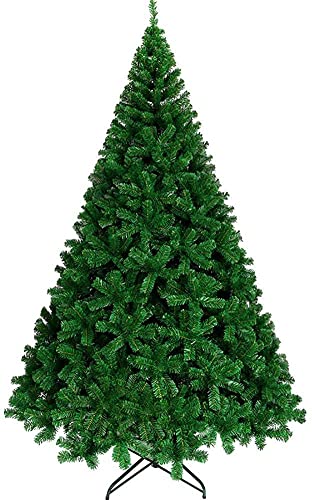 MAKAFDGAS Unbeleuchteter künstlicher Weihnachtsbaum, Premium-PVC-Nadeln mit Metallhalter, künstlicher Reißverschluss, Fichten-Weihnachtsbaum für H (Weihnachtsbaum) Atmosphere von MAKAFDGAS