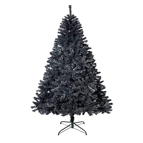 MAKAFDGAS Weihnachtsbaum, 210 cm, künstlicher Weihnachtsbaum mit Metallständer, Fichten-PVC-Tannenbaum, 1500 Zweige, für Feiertage, Innen- und Außenbereich, Party-Dekoration Atmosphere von MAKAFDGAS