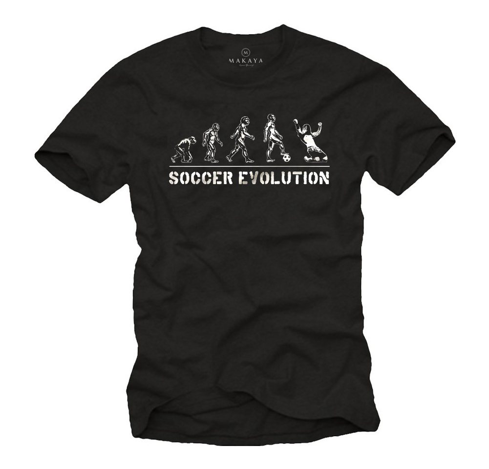 MAKAYA Print-Shirt Fußball Trikot Bayern Dortmund Madrid Paris Barcelona Brasilien aus Baumwolle MAKAYA Print-Shirt Fußball Trikot Bayern Dortmund Madrid Paris Barcelona Brasilien aus Baumwolle von MAKAYA