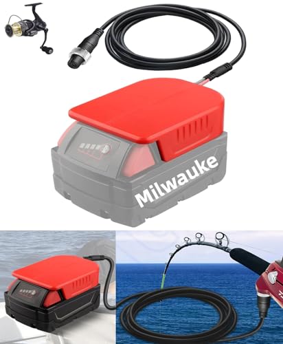 für Daiwa für Shimano Angeln Rolle Batterie Adapter, für Milwaukee 18V M18 Akku Arbeit für Daiwa für Shimano14.4V Elektrische Angelrolle,für Spinnrolle bg 3000 4000 5000 Salzwasser Süßwasser Angeln für Daiwa für Shimano Angeln Rolle Batterie Adapter, für Milwaukee 18V M18 Akku Arbeit für Daiwa für Shimano14.4V Elektrische Angelrolle,für Spinnrolle bg 3000 4000 5000 Salzwasser Süßwasser Angeln von MAKBOS