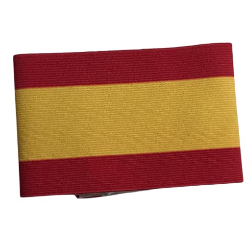 Captain Spanien Fußball Armband / ID-Armband Land Spanien / Sport Team Zubehör Elastische Armbänder Unisex Geeignet für verschiedene Sportarten (Unisex: 8 x 30 cm, Spanien) von MAKRAN