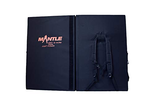Mantle Fallschutzmatte Crash Pad, Schwarz, XL, 7002 von MANTLE climbing equipment