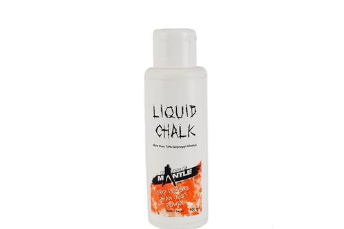 Mantle - Liquid Chalk 1 x 100 ml Flüssigkreide zum Bouldern Klettern Fitness von Profis verwendet weiß von MANTLE climbing equipment