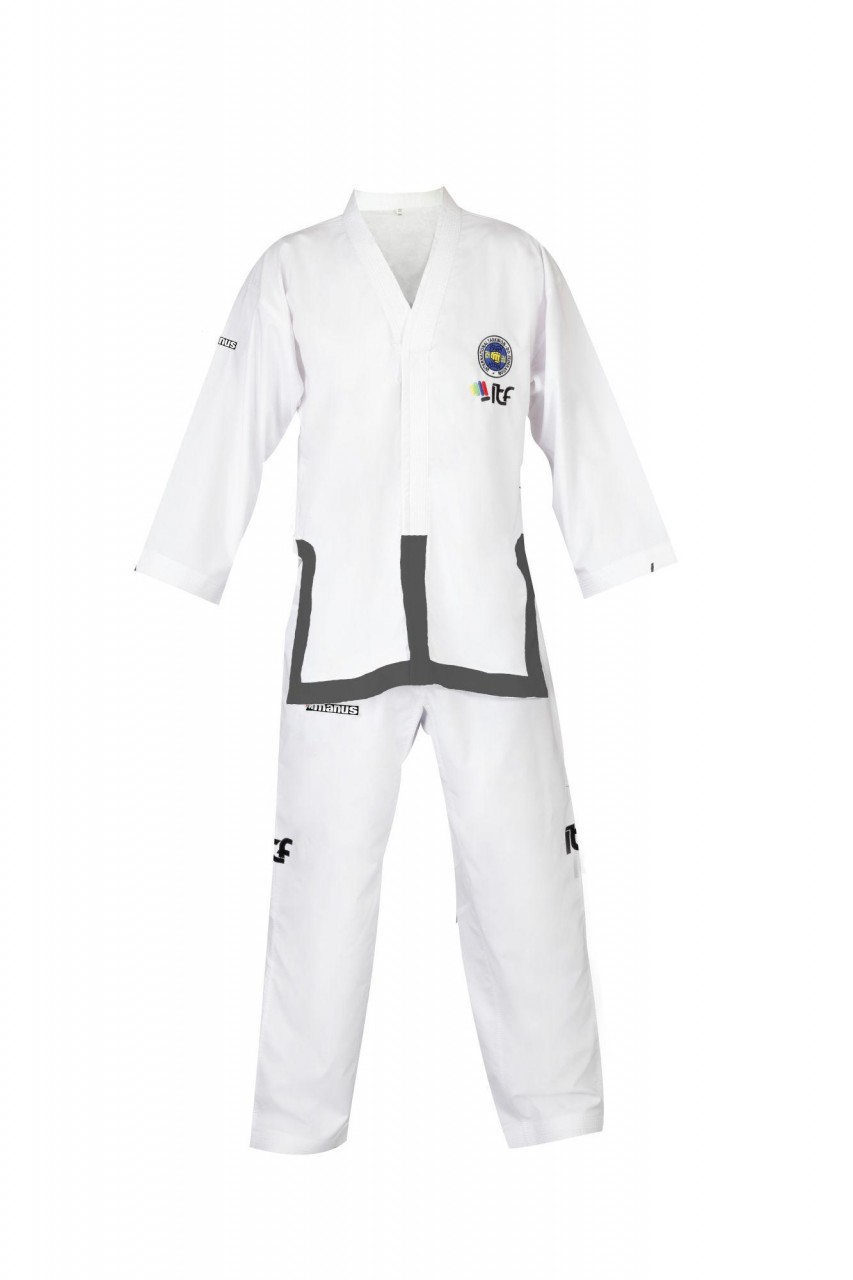 MANUS Taekwondo Instructor Anzug 1.-3.Dan ITF von MANUS