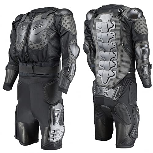 MAOTN Herren Cross-Country Motorrad rüstung Anzug Set, brustpanzer MTB + pad Hose, rückenschutz Body Guard,Downhill Protektoren,Motorcross Racing schutzkleidung/beschützer Gear,Black,M MAOTN Herren Cross-Country Motorrad rüstung Anzug Set, brustpanzer MTB + pad Hose, rückenschutz Body Guard,Downhill Protektoren,Motorcross Racing schutzkleidung/beschützer Gear,Black,M von MAOTN