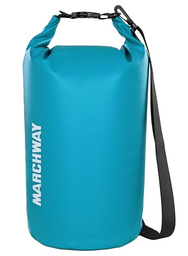 MARCHWAY Schwimmender, wasserdichter Trockensack, 5 l, 10 l, 20 l, 30 l, 40 l, Roll-Top-Sack hält Ausrüstung trocken für Kajakfahren, Rafting, Bootfahren, Schwimmen, Camping, Wandern, Strand, Angeln MARCHWAY Schwimmender, wasserdichter Trockensack, 5 l, 10 l, 20 l, 30 l, 40 l, Roll-Top-Sack hält Ausrüstung trocken für Kajakfahren, Rafting, Bootfahren, Schwimmen, Camping, Wandern, Strand, Angeln von MARCHWAY
