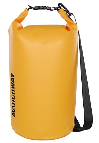 MARCHWAY Schwimmender, wasserdichter Trockensack, Rucksack, 5 l, 10 l, 20 l, 30 l, 40 l, Roll-Top-Sack hält Ausrüstung trocken für Kajakfahren, Rafting, Bootfahren, Schwimmen, Camping, Wandern, MARCHWAY Schwimmender, wasserdichter Trockensack, Rucksack, 5 l, 10 l, 20 l, 30 l, 40 l, Roll-Top-Sack hält Ausrüstung trocken für Kajakfahren, Rafting, Bootfahren, Schwimmen, Camping, Wandern, von MARCHWAY