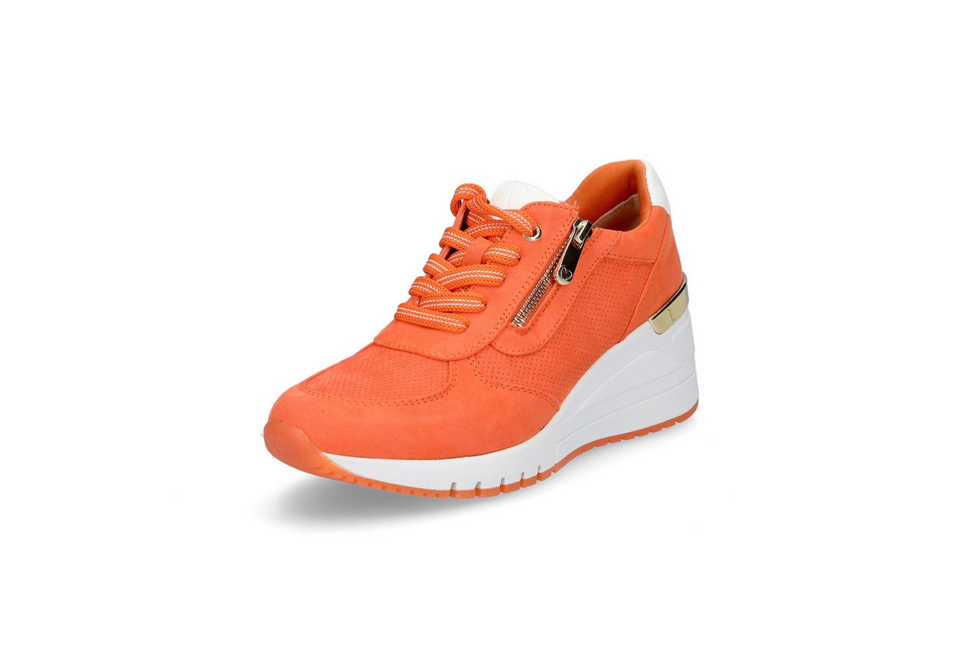 MARCO TOZZI Marco Tozzi Damen Keil Sneaker orange Sneaker von MARCO TOZZI