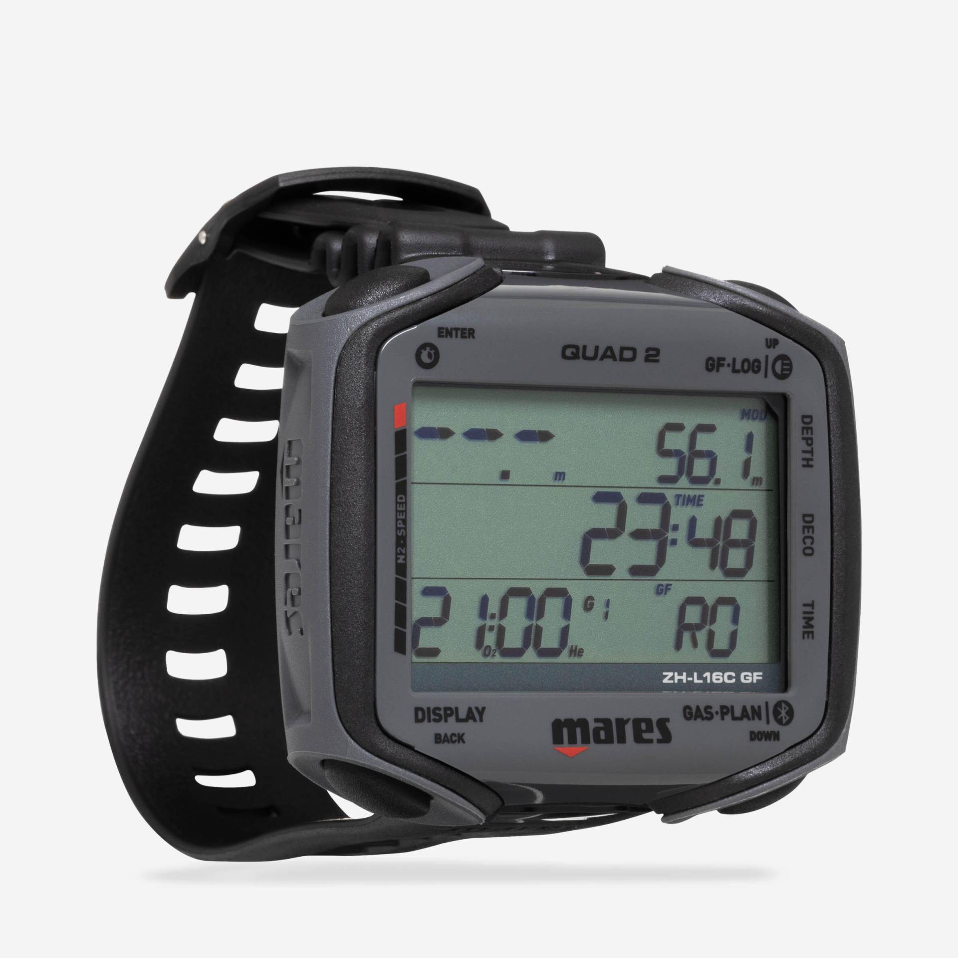Tauchcomputer Mares Quad 2 schwarz Tauchcomputer Mares Quad 2 schwarz von MARES