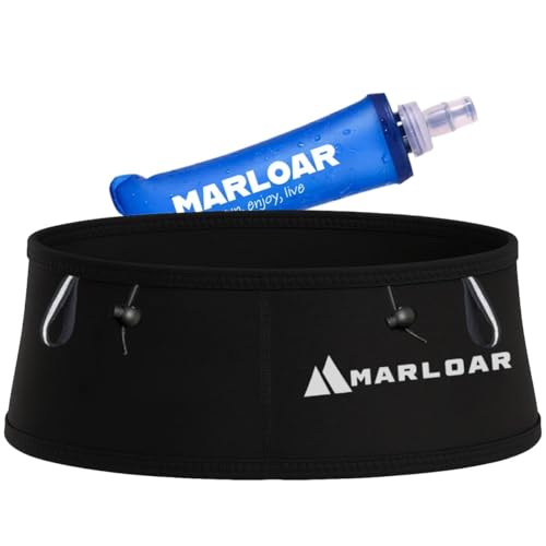 MARLOAR Gürtel für Laufsport, Laufgürtel + Soft Flask, 250 ml, inklusive Laufgürtel und Trailrunning-Stockhalter, Schwarz + Softflask 250 ml, M, Passt Sich jeder Taille an MARLOAR Gürtel für Laufsport, Laufgürtel + Soft Flask, 250 ml, inklusive Laufgürtel und Trailrunning-Stockhalter, Schwarz + Softflask 250 ml, M, Passt Sich jeder Taille an von MARLOAR