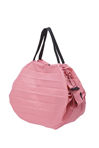 Shupatto Japanische Einkaufstasche, kompakt, faltbar, Größe M – MOMO (Pfirsich), Rosa, 32 x 32 cm, zeitgenössisch, Rosa, 32 x 32 cm, Zeitgenössisch von MARNA