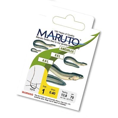 MARUTO Aal Haken Silber Größe 4 von MARUTO