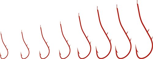 Maruto Aalhaken rot - Angelhaken, Plättchenhaken zum Aalangeln, Haken für Aale, Einzelhaken für Aal, Größe/Packungsinhalt:Gr. 6-9 Haken pro Packung Maruto Aalhaken rot - Angelhaken, Plättchenhaken zum Aalangeln, Haken für Aale, Einzelhaken für Aal, Größe/Packungsinhalt:Gr. 6-9 Haken pro Packung von MARUTO