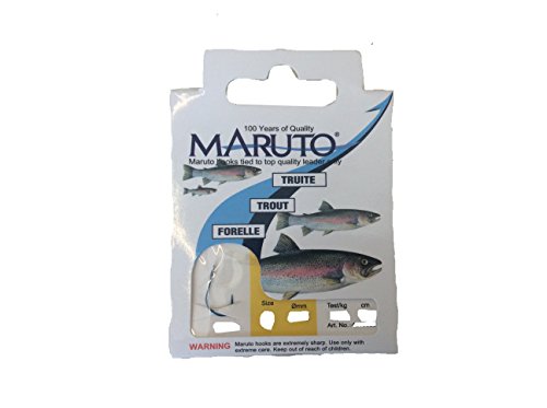 Maruto Forellenhaken Spirolino (200cm) Größe 4 von MARUTO