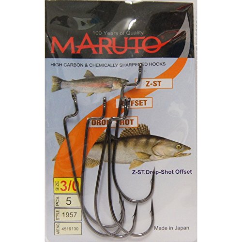 Maruto Z-ST Drop Shot Offset Haken, Größe:3/0 Maruto Z-ST Drop Shot Offset Haken, Größe:3/0 von MARUTO