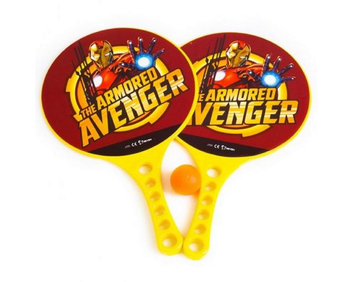 MARVEL Tischtennisschläger Strandtennis-Set Avengers Design für den Garten, Park oder Strand von MARVEL