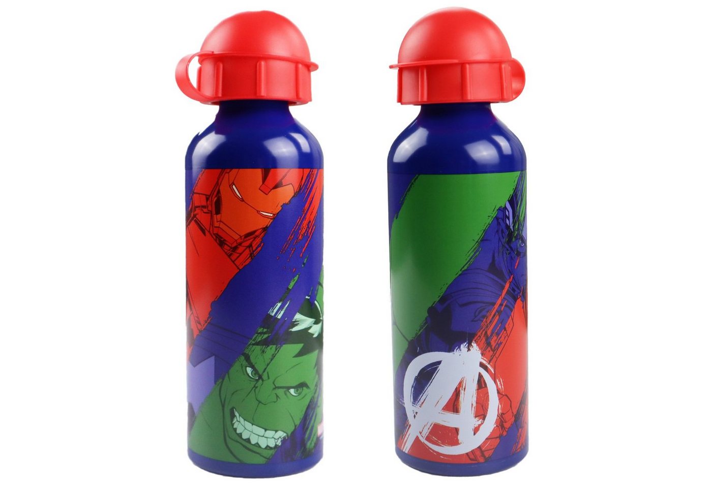 MARVEL Trinkflasche Marvel Avengers Sport Aluminium Wasserflasche Flasche, 520 ml MARVEL Trinkflasche Marvel Avengers Sport Aluminium Wasserflasche Flasche, 520 ml von MARVEL