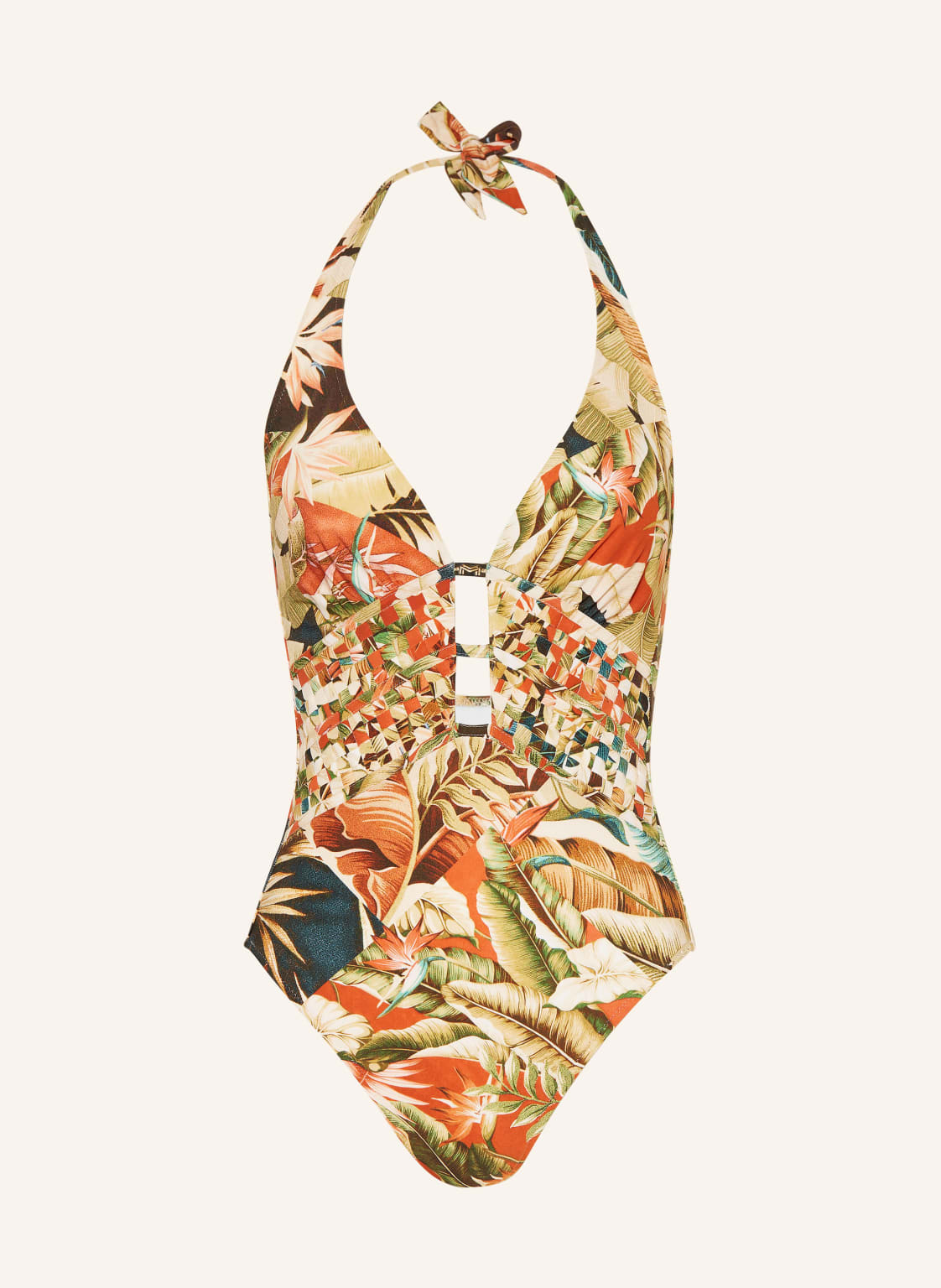 Maryan Mehlhorn Neckholder-Badeanzug Hypnotic orange Maryan Mehlhorn Neckholder-Badeanzug Hypnotic orange von MARYAN MEHLHORN