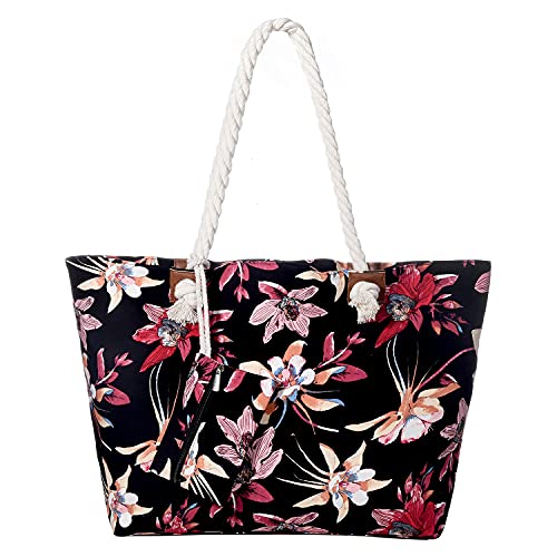MASADA Badetasche XXL Familie Strandtasche Damen Beach bag groß mit Reißverschluss - Caribbean Dream MASADA Badetasche XXL Familie Strandtasche Damen Beach bag groß mit Reißverschluss - Caribbean Dream von MASADA