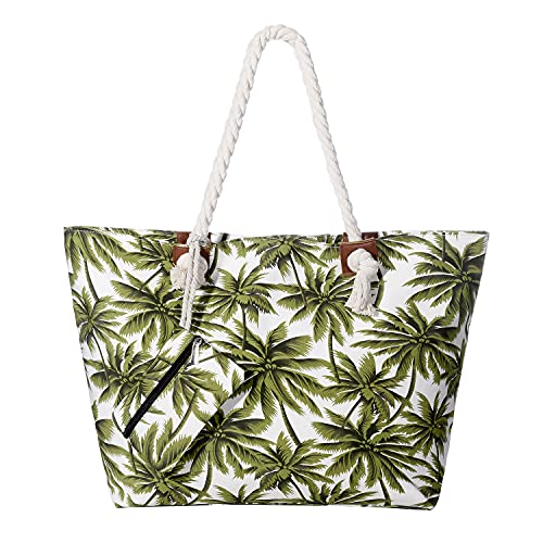 MASADA Badetasche XXL Familie Strandtasche Damen Beach bag groß mit Reißverschluss - Palmen MASADA Badetasche XXL Familie Strandtasche Damen Beach bag groß mit Reißverschluss - Palmen von MASADA
