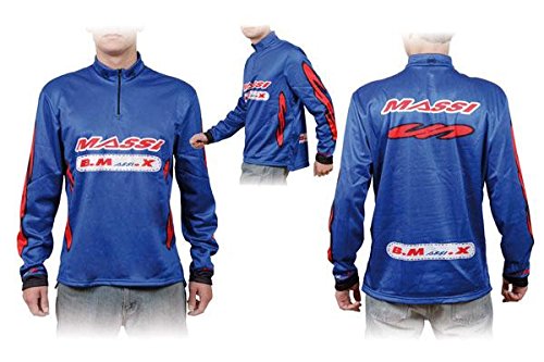 Massi Herren Radtrikot Langarm Blau 6 Massi Herren Radtrikot Langarm Blau 6 von MASSI