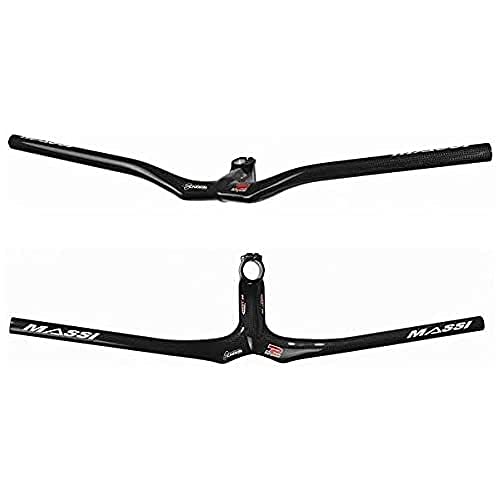 Massi Sport und Outdoor X Carbon Lenker mit integrierter Leistung, Schwarz, potencia 100mm Massi Sport und Outdoor X Carbon Lenker mit integrierter Leistung, Schwarz, potencia 100mm von MASSI