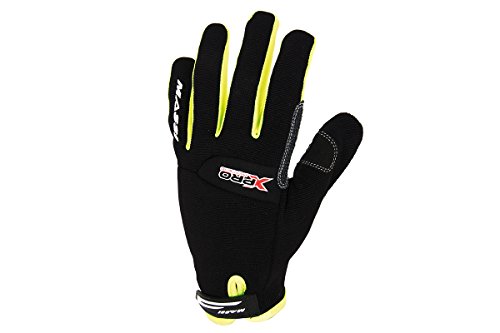 MASSI X-Pro Descend - Fahrradhandschuhe Unisex, Farbe schwarz/gelb Fluor, Größe M von MASSI