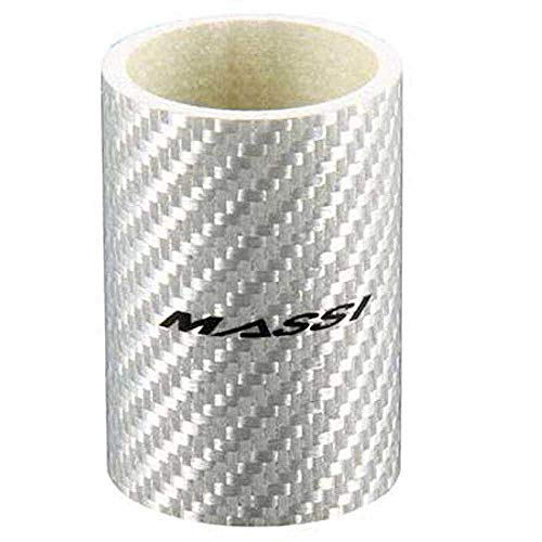 Massi 1-1/8" Carbon Spacer Spurverbreiterung für Sport und Freien, Silber Massi 1-1/8" Carbon Spacer Spurverbreiterung für Sport und Freien, Silber von MASSI