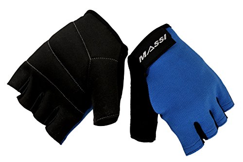 Massi Basic - Fahrradhandschuhe Unisex, Farbe blau, Größe S Massi Basic - Fahrradhandschuhe Unisex, Farbe blau, Größe S von MASSI