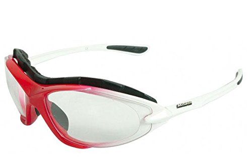 Massi Max Dual- Fahrradbrille Unisex, Farbe rot Massi Max Dual- Fahrradbrille Unisex, Farbe rot von MASSI