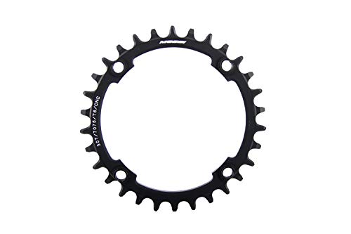 Massi Narrow Wide Kettenblatt für Fahrrad, 34T, Schwarz Massi Narrow Wide Kettenblatt für Fahrrad, 34T, Schwarz von MASSI