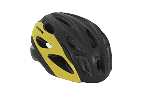 Massi Pro Helm, Sport, Radfahren, Schwarz/Gelb, L von MASSI