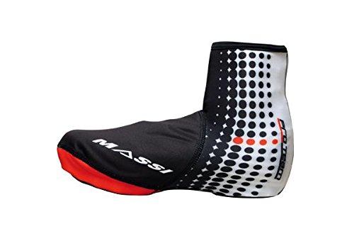 Massi Pro Team - Überschuhe Unisex, Farbe schwarz/weiß/rot, Größe L/XL Massi Pro Team - Überschuhe Unisex, Farbe schwarz/weiß/rot, Größe L/XL von MASSI